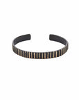 Bracelet BLACK PETITE CASCADE BRONZE CUFF BLACK PETITE CASCADE BRONZE CUFF JCB84 Julie Cohn Design Artisan Bronze Jewelry Handmade