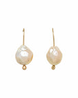 EARRING MILA DAWN PEARL EARRING MILA DAWN PEARL EARRING JCE312 Julie Cohn Design Artisan Bronze Jewelry Handmade