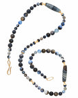 Jewelry STORM AGATE BRONZE NECKLACE JCN603 Julie Cohn Design Artisan Bronze Jewelry Handmade