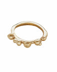 Ring RIPPLE BRONZE ADJUSTABLE RING JCR151 Julie Cohn Design Artisan Bronze Jewelry Handmade
