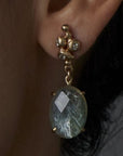 Earring CALDERA SERAPHANITE BRONZE EARRING JCE475 Julie Cohn Design Artisan Bronze Jewelry Handmade