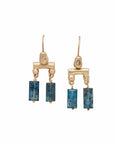 Scale Kyanite Pettie Chandelier Julie Cohn Design Artisan Bronze Jewelry Handmade