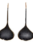 Earring BLACK ALLIUM BRONZE EARRING JCE488 Julie Cohn Design Artisan Bronze Jewelry Handmade