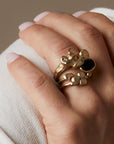Cleopatra Black Julie Cohn Design Artisan Bronze Jewelry Handmade