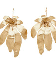 Julie Cohn Design Jewelry MORNING FLOWER HAND FABRICATED STATEMENT BRONZE EARRINGS JCE320 Artisan Bronze Jewelry Handmade in the USA