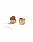 Julie Cohn Design Jewelry TRIBAL BRONZE HOOPS JCE47 Artisan Bronze Jewelry Handmade in the USA