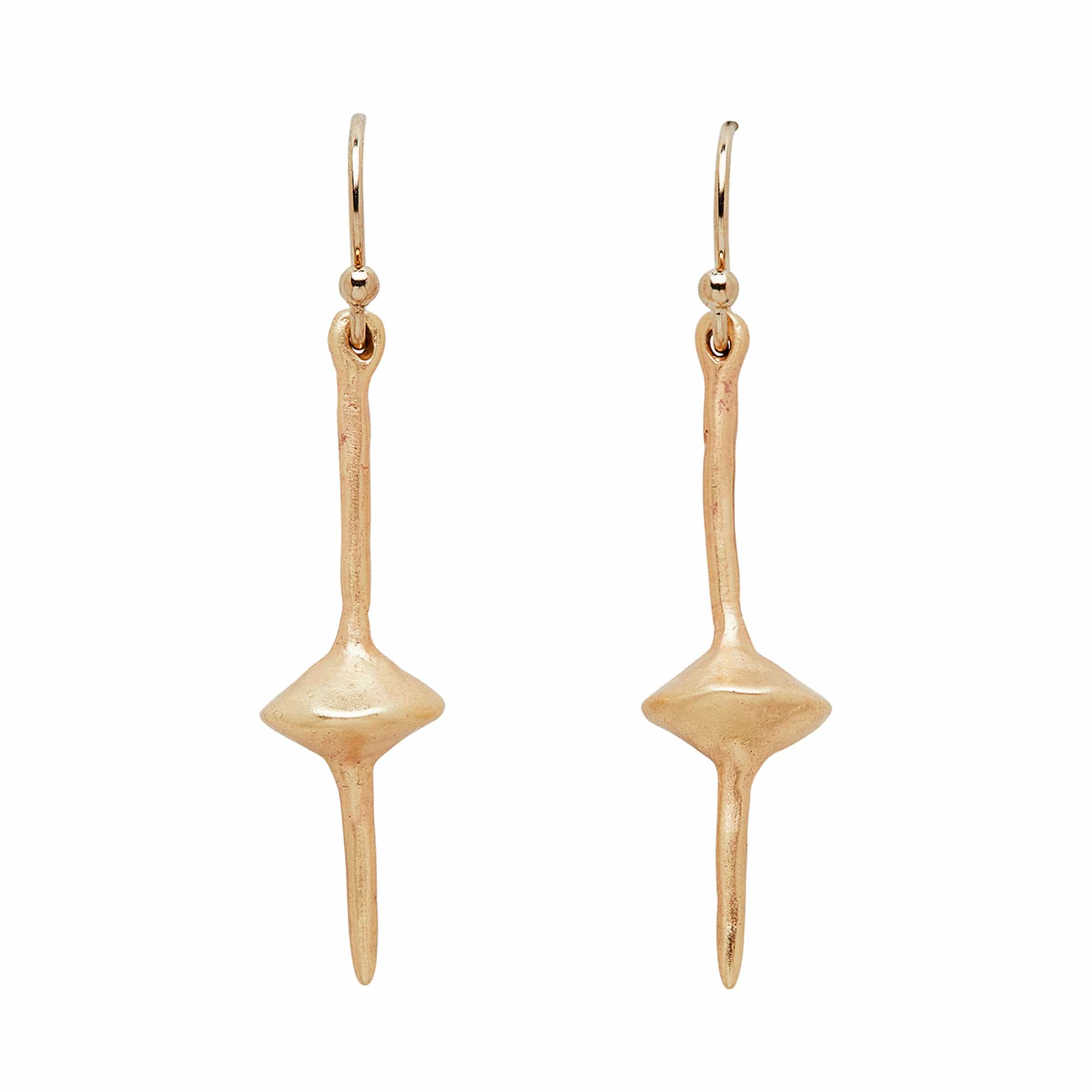 EARRING VIKING BRONZE EARRING VIKING BRONZE EARRING JCE414 Julie Cohn Design Artisan Bronze Jewelry Handmade