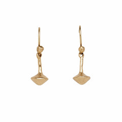 Earring PETITE VIKING BRONZE EARRING PETITE VIKING BRONZE EARRING JCE453 Julie Cohn Design Artisan Bronze Jewelry Handmade