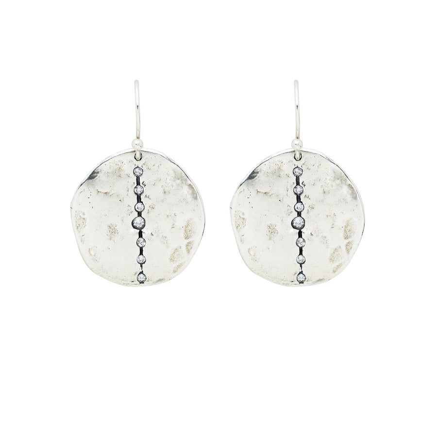 EARRING ORBIT STERLING EARRING ORBIT STERLING EARRING JCE490 Julie Cohn Design Artisan Bronze Jewelry Handmade