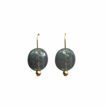 MILA LABRADORITE EARRINGS MILA LABRADORITE EARRINGS Julie Cohn Design Artisan Bronze Jewelry Handmade