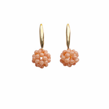 BEAUTYBERRY BRONZE GRAIN CORAL EARRING BEAUTYBERRY BRONZE GRAIN CORAL EARRING JCE608 Julie Cohn Design Artisan Bronze Jewelry Handmade