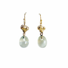 ATLANTIS QUARTZ EARRINGS ATLANTIS QUARTZ EARRINGS Julie Cohn Design Artisan Bronze Jewelry Handmade