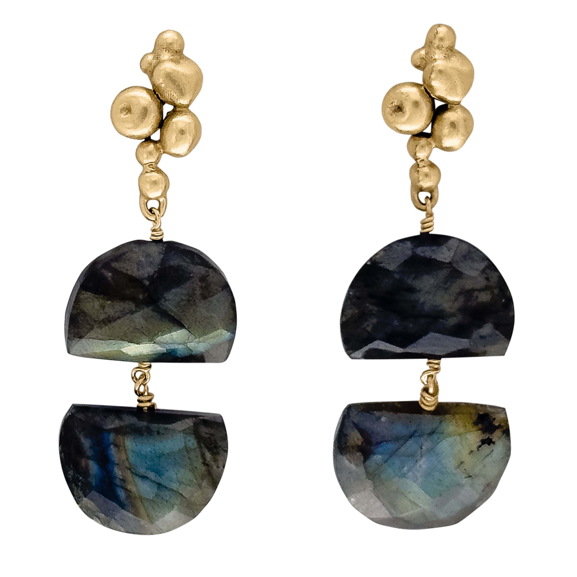 EARRING ORE-ARC ORE-ARC Julie Cohn Design Artisan Bronze Jewelry Handmade