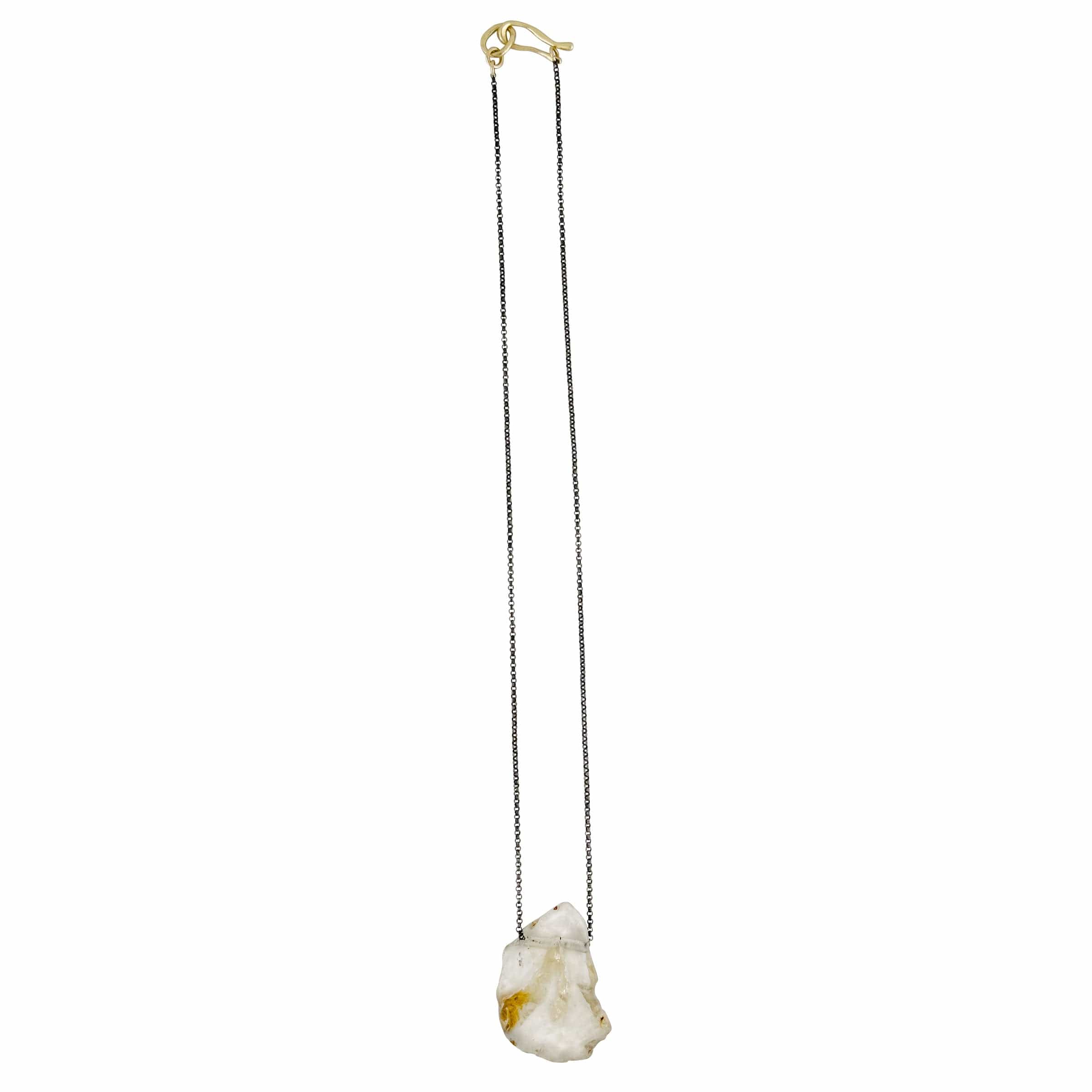 NECKLACE GLACIER-PENDANT GLACIER-PENDANT Julie Cohn Design Artisan Bronze Jewelry Handmade