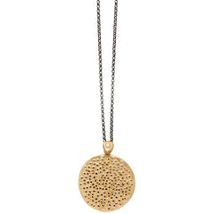 NECKLACE POLLEN BRONZE STERLING NECKLACE POLLEN BRONZE STERLING NECKLACE JCN504 Julie Cohn Design Artisan Bronze Jewelry Handmade