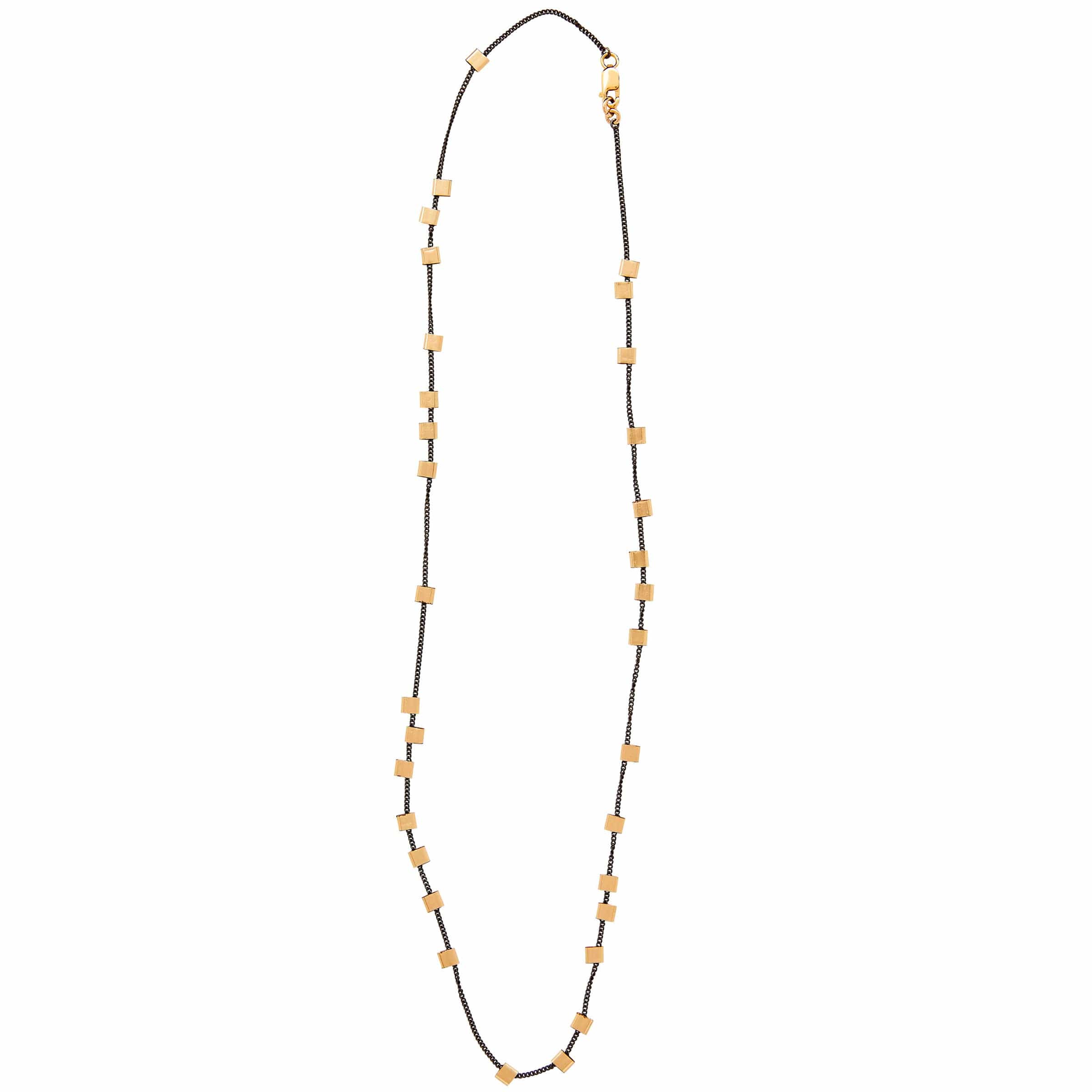 NECKLACE BERTOIA STERLING GOLD FILLED NECKLACE BERTOIA STERLING GOLD FILLED NECKLACE JCN550 Julie Cohn Design Artisan Bronze Jewelry Handmade