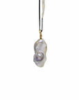 NECKLACE ROMA BAROQUE PEARL STERLING SILVER PENDANT NECKLACE JCN556 Julie Cohn Design Artisan Bronze Jewelry Handmade