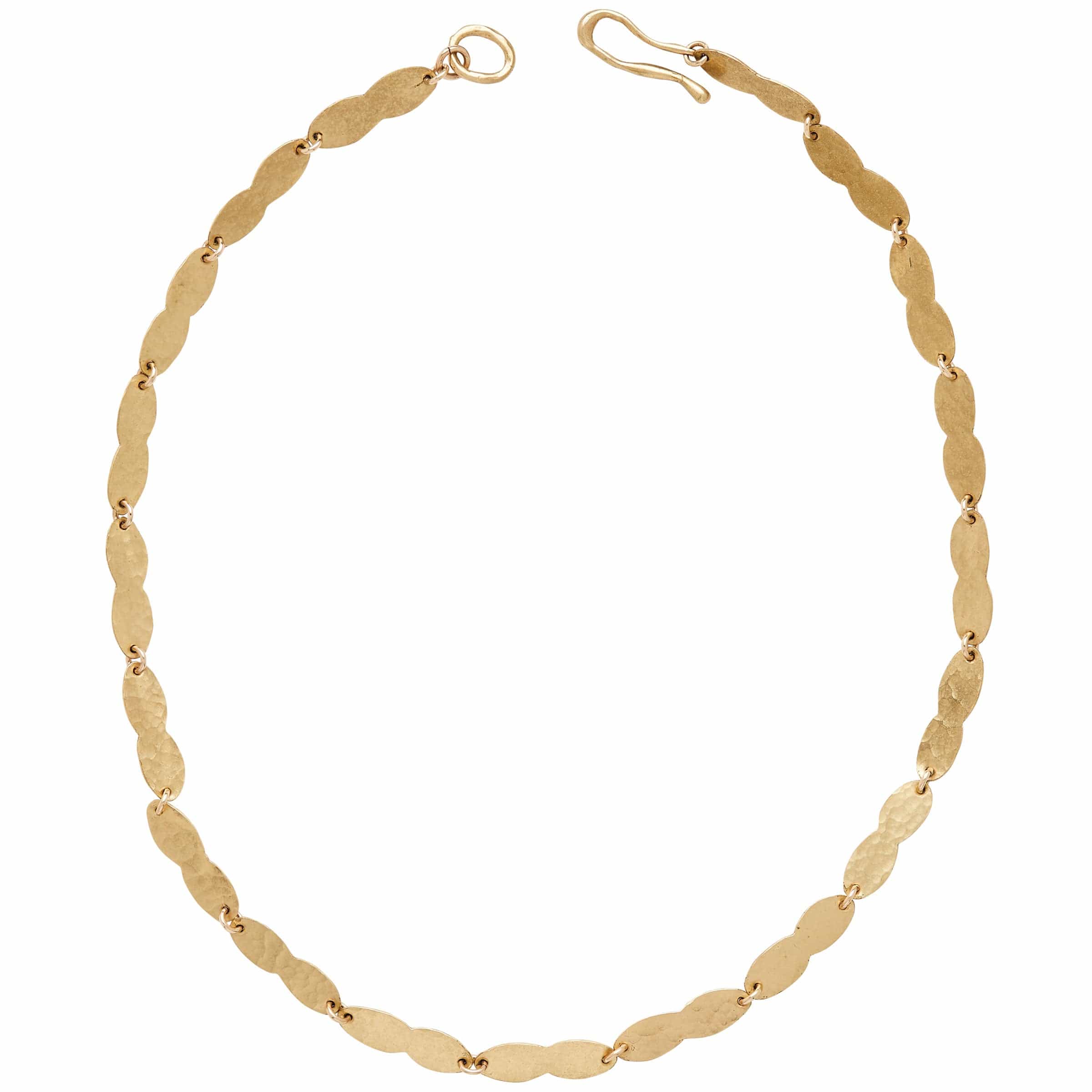 Jewelry PETITE CLOUD BRONZE LINK NECKLACE PETITE CLOUD BRONZE LINK NECKLACE JCN590 Julie Cohn Design Artisan Bronze Jewelry Handmade