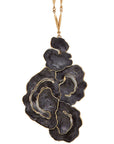 Jewelry WOODLAND BRONZE BLACK PENDANT NECKLACE WOODLAND BRONZE BLACK PENDANT NECKLACE JCN626 Julie Cohn Design Artisan Bronze Jewelry Handmade