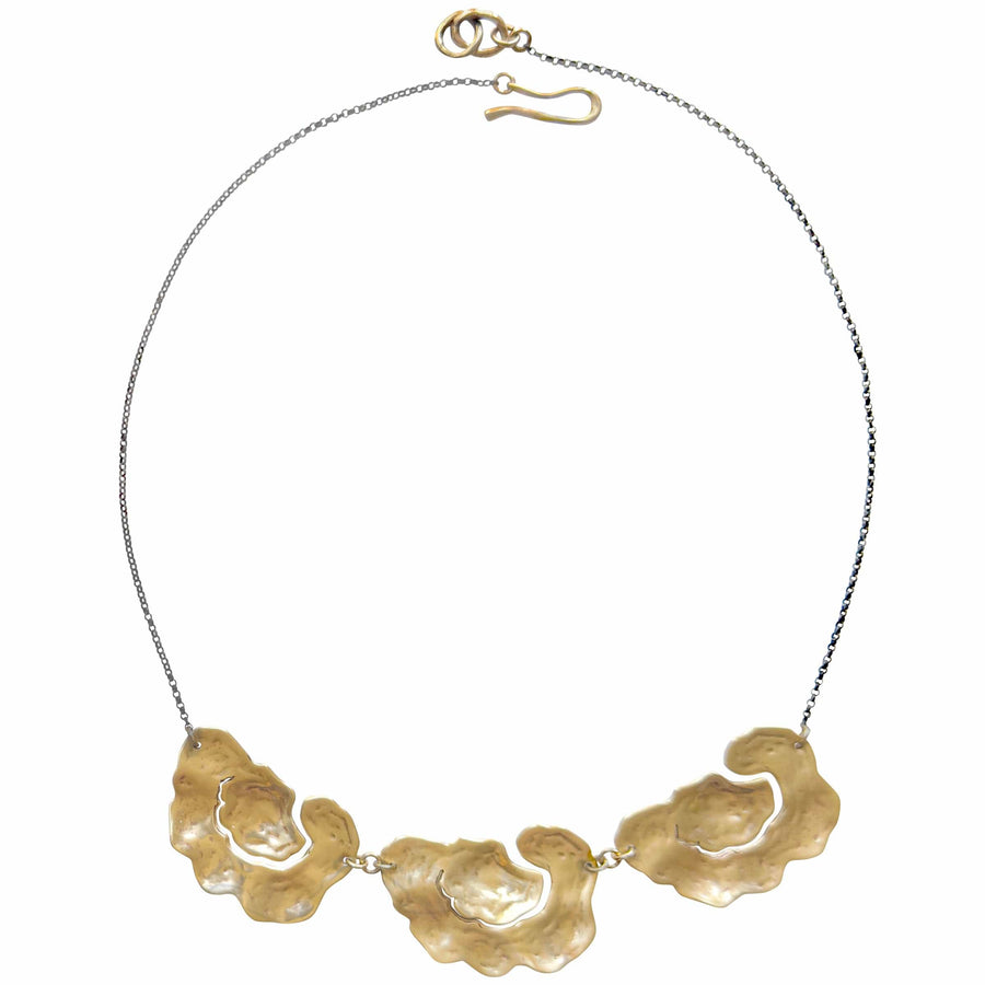 WOODLAND TRIO NECKLACE WOODLAND TRIO NECKLACE Julie Cohn Design Artisan Bronze Jewelry Handmade