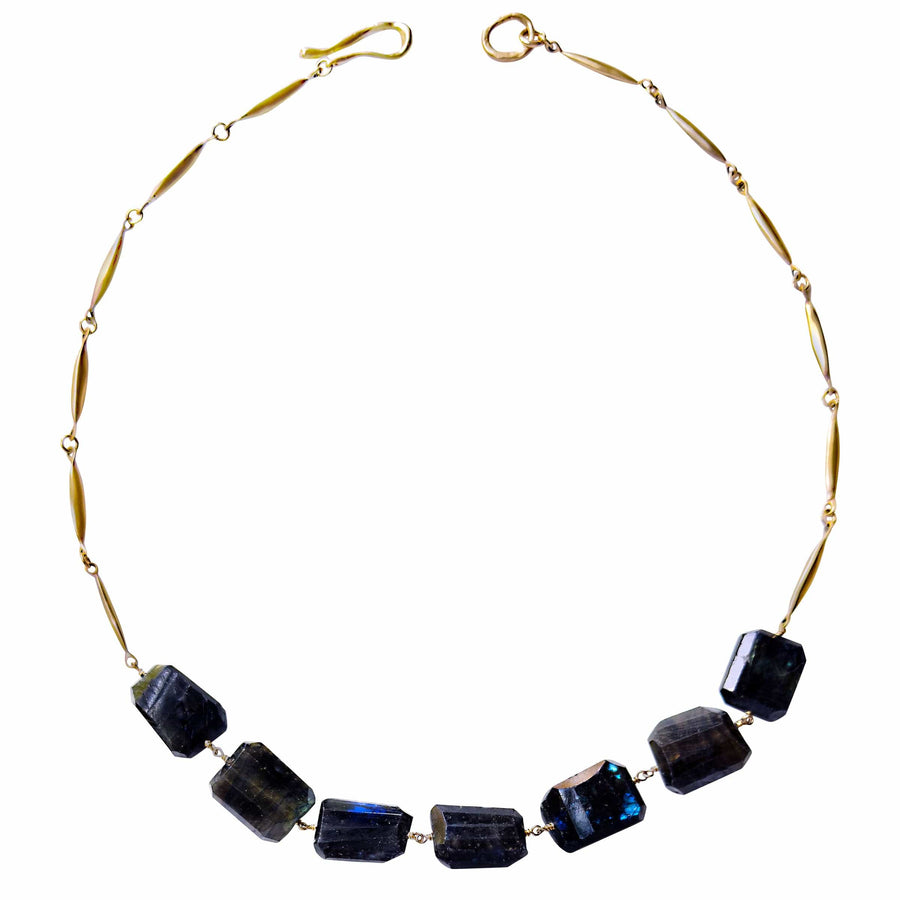 GRAIN LABRADORITE GRAIN LABRADORITE Julie Cohn Design Artisan Bronze Jewelry Handmade