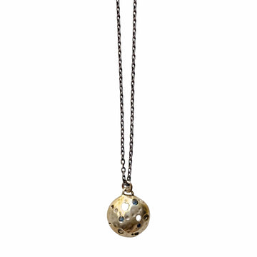 MOON  BRONZE PENDANT NECKLACE MOON  BRONZE PENDANT NECKLACE JCN650 Julie Cohn Design Artisan Bronze Jewelry Handmade