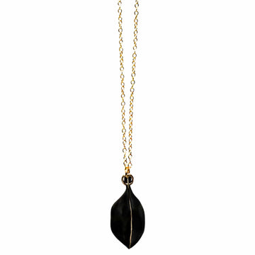 BLACK AMULET BRONZE PENDANT NECKLACE BLACK AMULET BRONZE PENDANT NECKLACE JCN659 Julie Cohn Design Artisan Bronze Jewelry Handmade