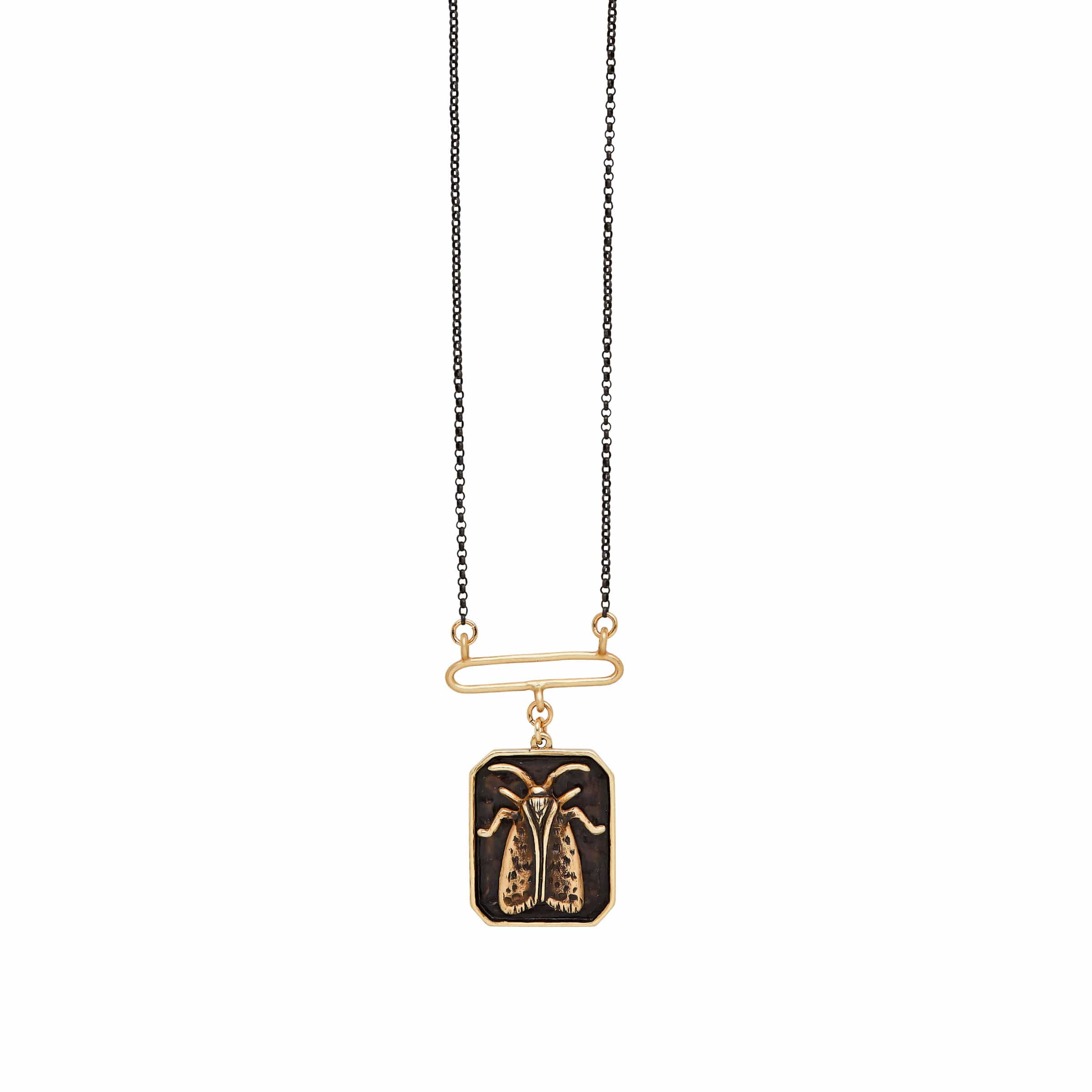 MOTH BRONZE PENDANT MOTH BRONZE PENDANT Julie Cohn Design Artisan Bronze Jewelry Handmade