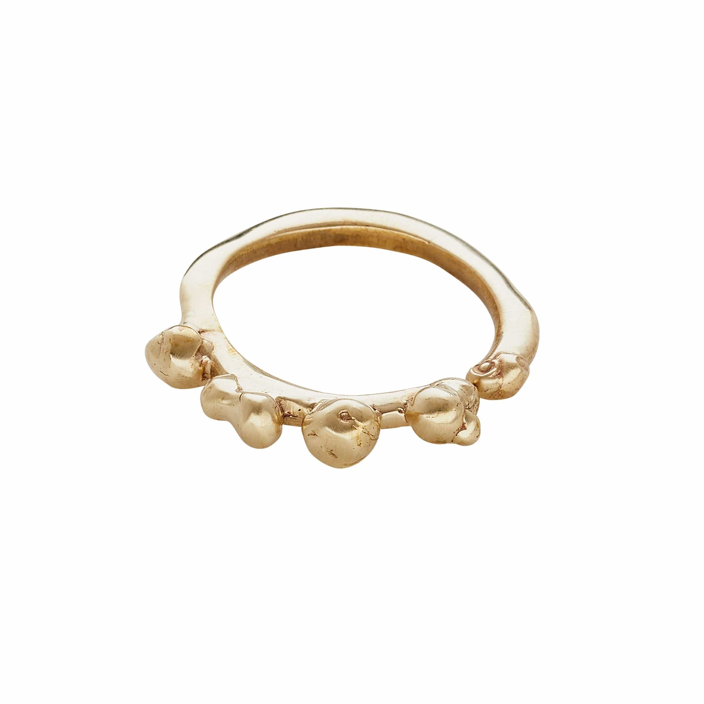 Ring RIPPLE BRONZE ADJUSTABLE RING JCR151 Julie Cohn Design Artisan Bronze Jewelry Handmade