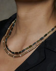 NECKLACE VILLA BRONZE PEARL NECKLACE JCN554 Julie Cohn Design Artisan Bronze Jewelry Handmade