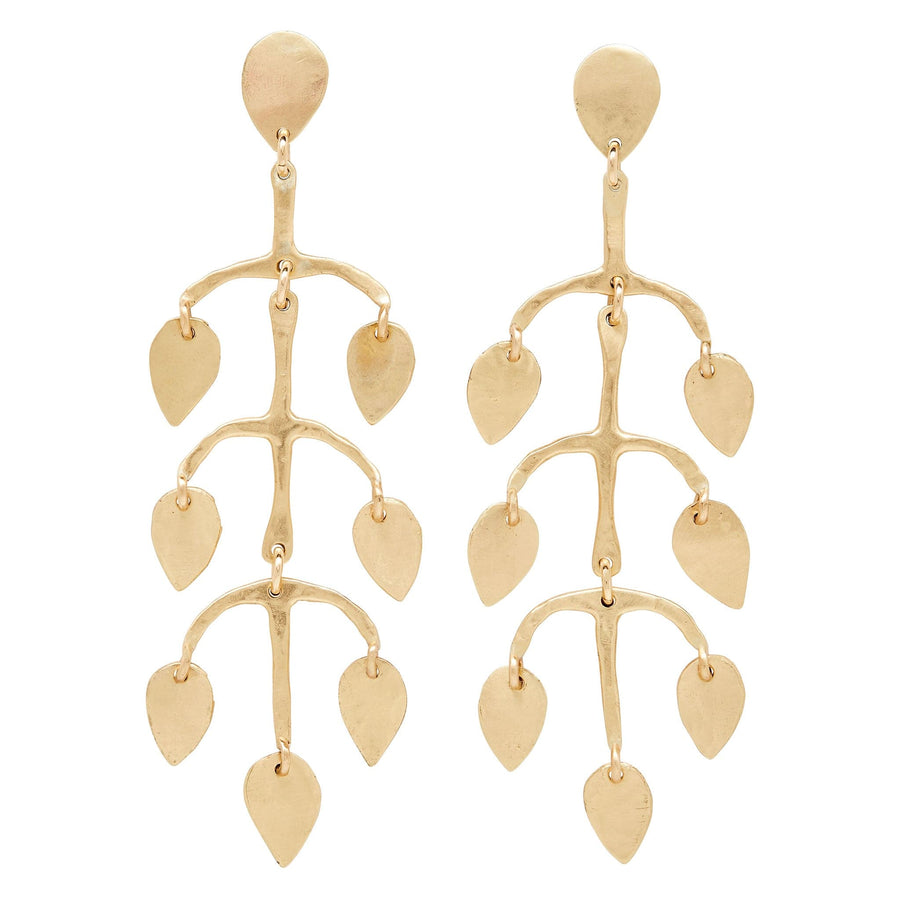 Bronze chandelier best sale earrings