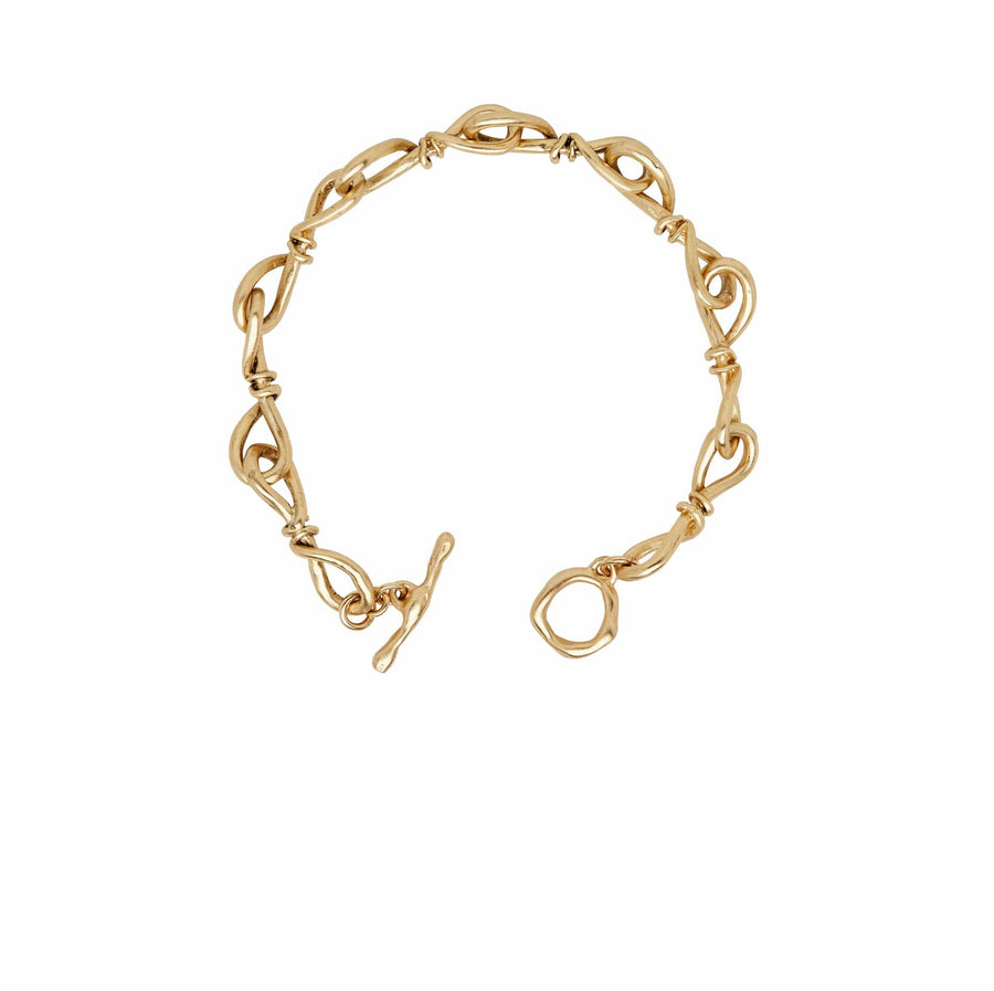 Knot Link Bracelet Julie Cohn Design Artisan Bronze Jewelry Handmade