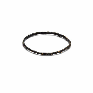 jewelry BLACK CAVIAR BRONZE BANGLE JCB31 Julie Cohn Design Artisan Bronze Jewelry Handmade