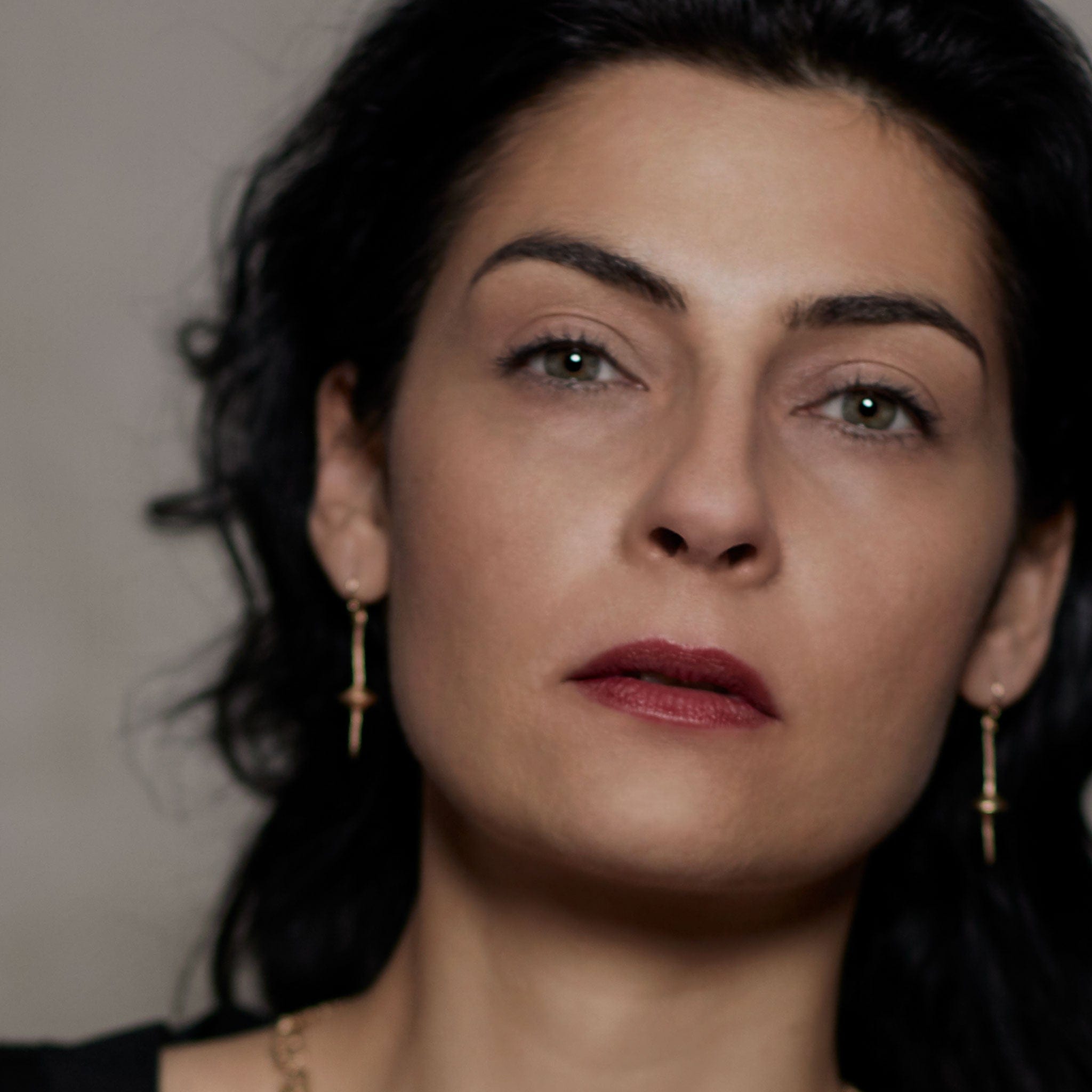 Jewelry VIKING BRONZE EARRING JCE414 Julie Cohn Design Artisan Bronze Jewelry Handmade