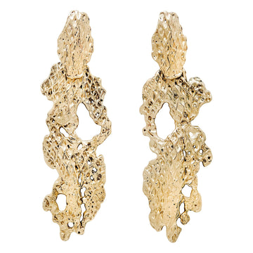 Reef Earrings Julie Cohn Design Artisan Bronze Jewelry Handmade