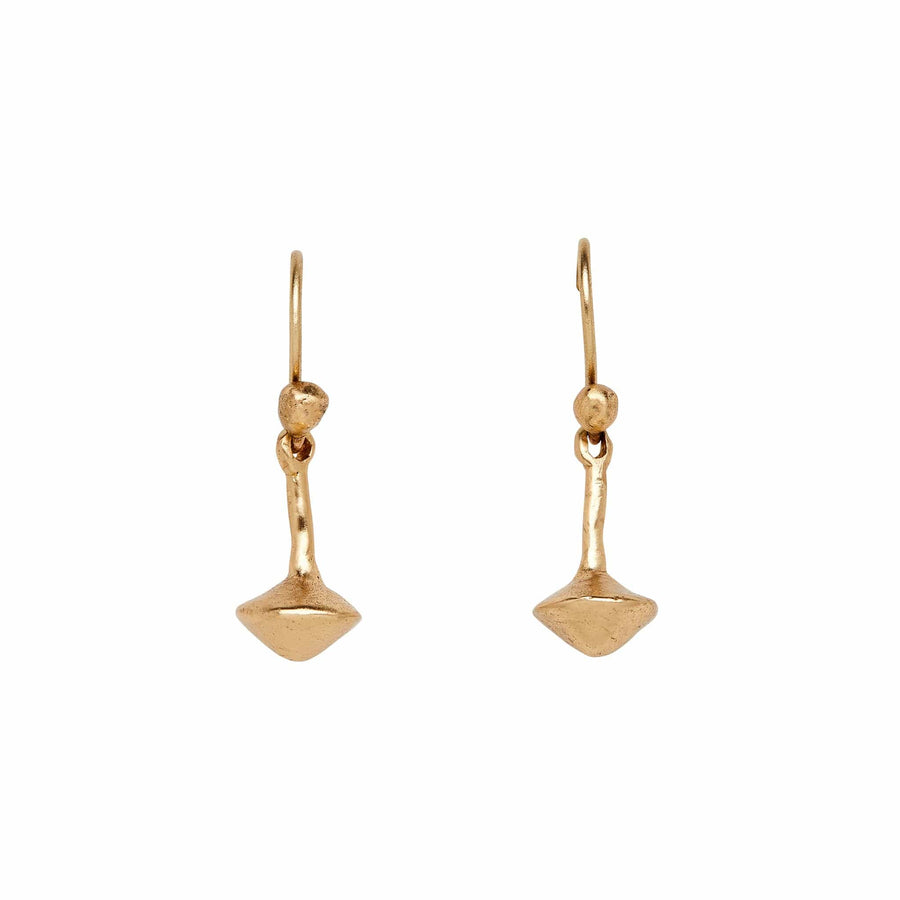 Petite Viking Earring Julie Cohn Design Artisan Bronze Jewelry Handmade