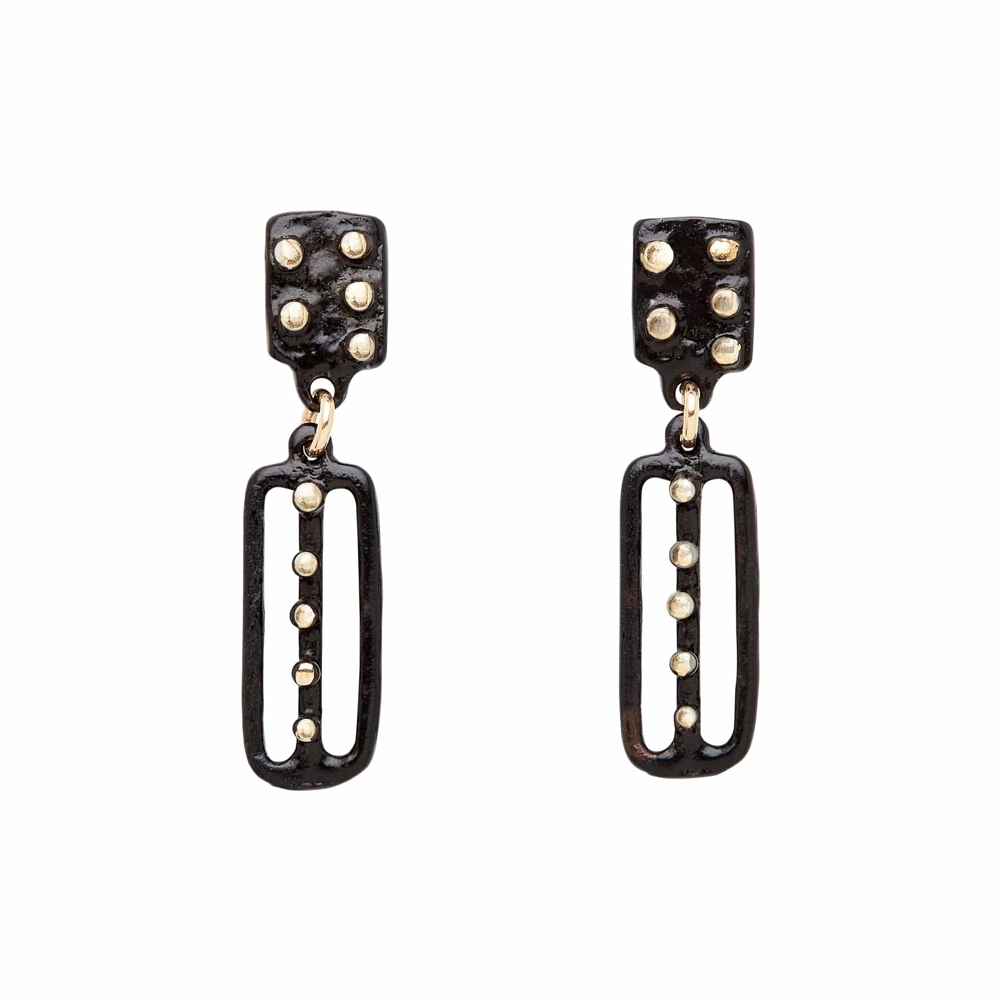 KUSAMA BRONZE EARRINGS Julie Cohn Design