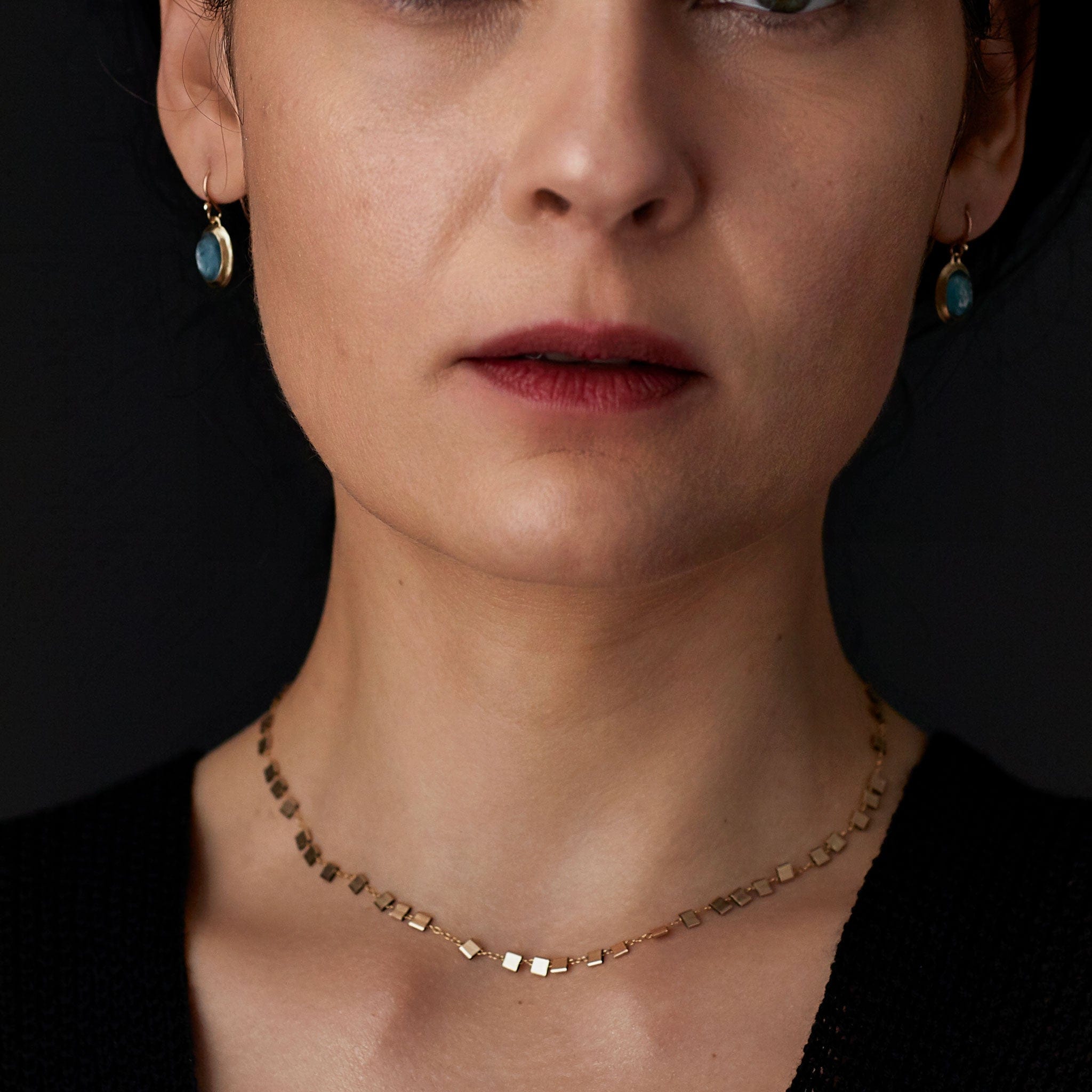 Jewelry BERTOIA STERLING CHAIN NECKLACE JCN494 Julie Cohn Design Artisan Bronze Jewelry Handmade