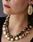 Jewelry TAHITI PEARL NECKLACE JCN495 Julie Cohn Design Artisan Bronze Jewelry Handmade