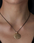Jewelry POLLEN BRONZE STERLING NECKLACE JCN504 Julie Cohn Design Artisan Bronze Jewelry Handmade