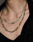 Sicily Aqua Julie Cohn Design Artisan Bronze Jewelry Handmade