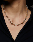 jewelry VENEZIA PEARL NECKLACE JCN532 Julie Cohn Design Artisan Bronze Jewelry Handmade