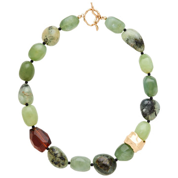 River Moss Necklace Julie Cohn Design Artisan Bronze Jewelry Handmade