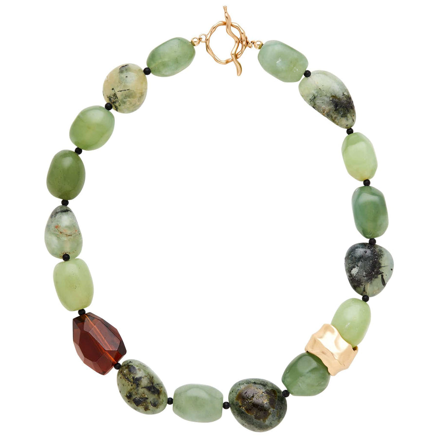 River Moss Necklace Julie Cohn Design Artisan Bronze Jewelry Handmade