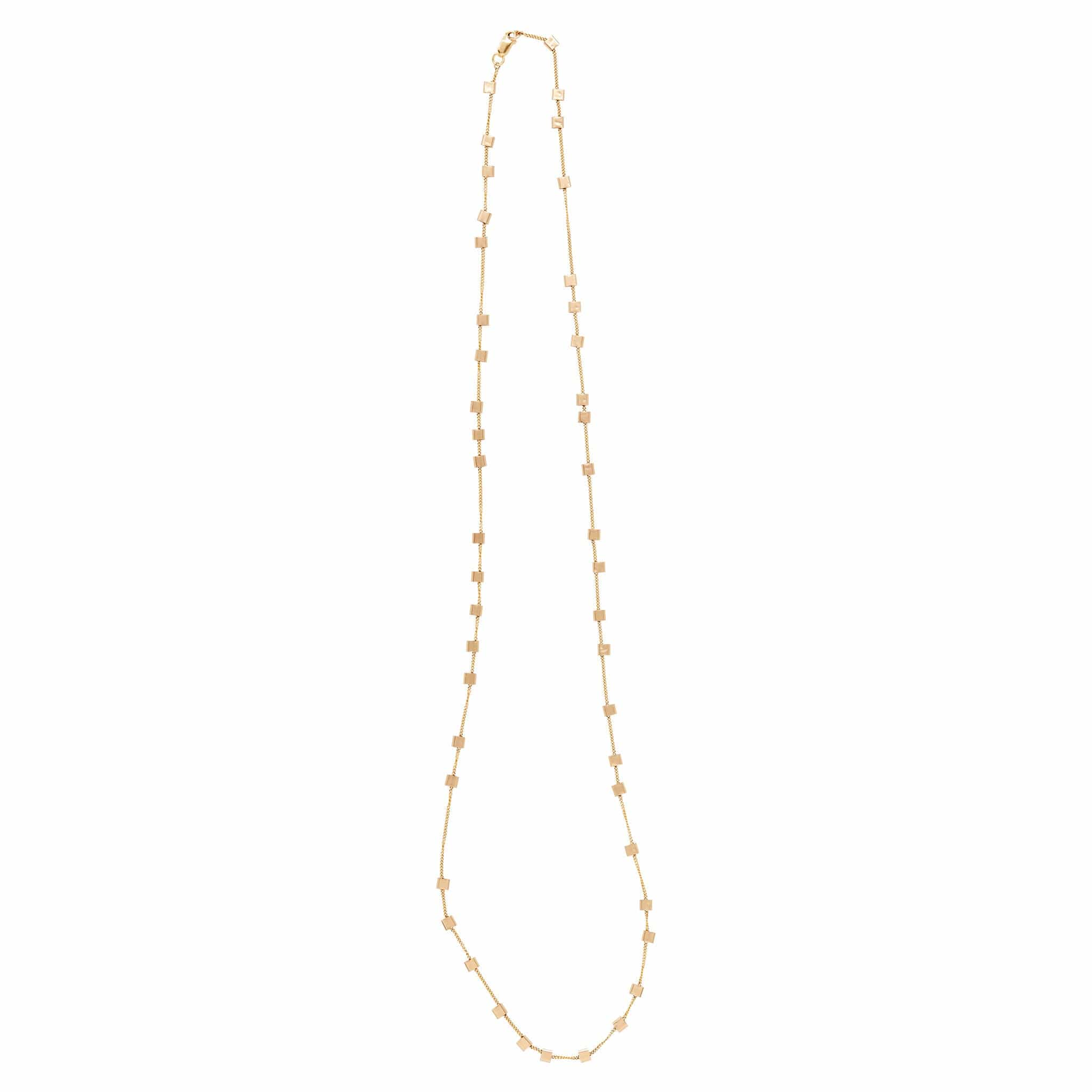 Bertoia Chain Long Julie Cohn Design Artisan Bronze Jewelry Handmade