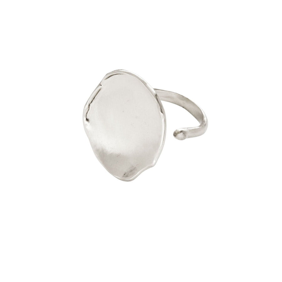 LILY PAD SILVER RING Julie Cohn Design Artisan Bronze Jewelry Handmade