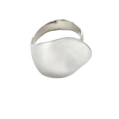 WORRY STONE STERLING RING Julie Cohn Design Artisan Bronze Jewelry Handmade