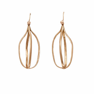 Julie Cohn Design Jewelry BIRD CAGE BRONZE DROP EARRING JCE210  Artisan Bronze Jewelry Handmade in the  USA