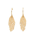 Julie Cohn Design Jewelry PETITE LEAF HAND FABRICATED BRONZE EARRING JCE292  Artisan Bronze Jewelry Handmade in the USA