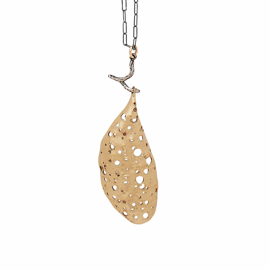 jewelry COCOON BRONZE PENDANT JCN399 Julie Cohn Design Artisan Bronze Jewelry Handmade